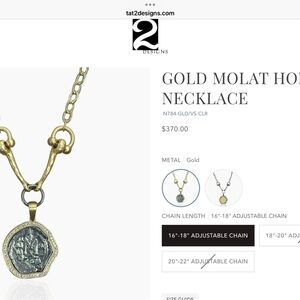 Gold Coin Pendant Necklace